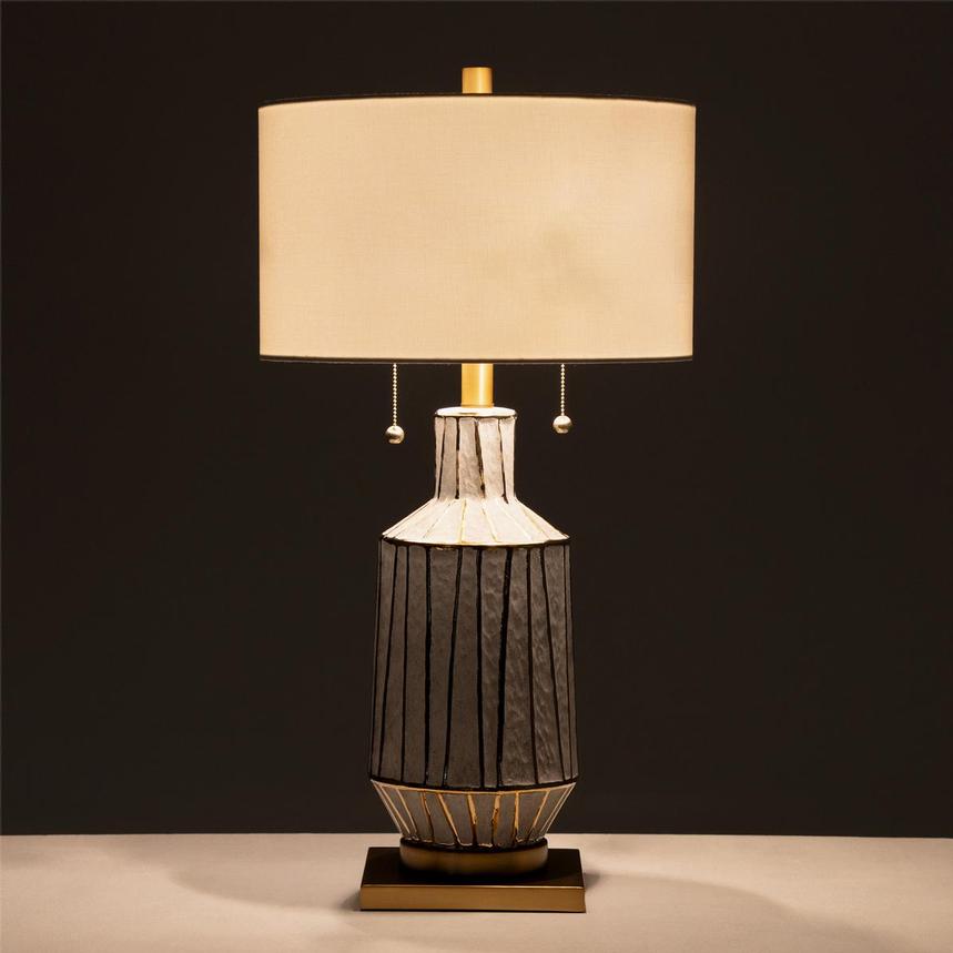 Gilded Stone Table Lamp  alternate image, 3 of 8 images.