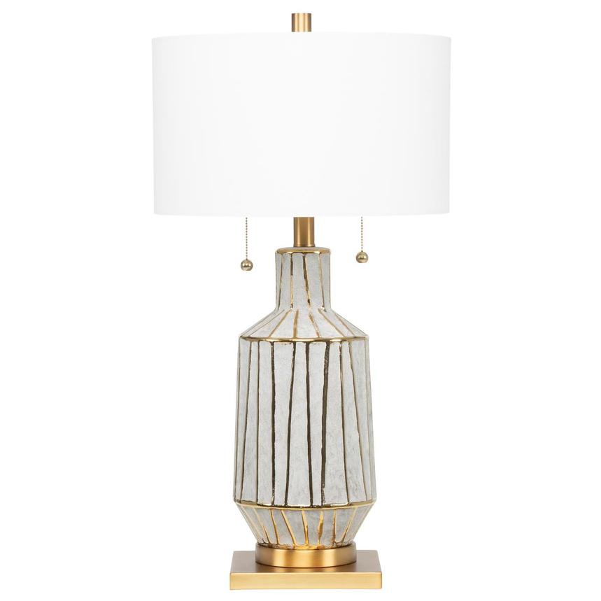 Gilded Stone Table Lamp main image, 1 of 8 images.