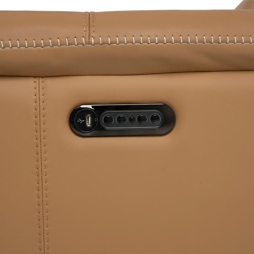 Davis 2.0 Tan Leather Power Reclining Sectional with 4PCS/2PWR  alternate image, 11 of 11 images.