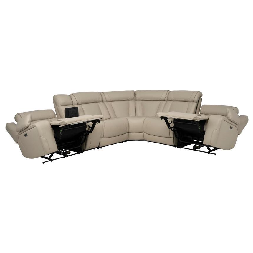 Odyssey Leather Power Reclining Sectional with 6PCS/2PWR  alternate image, 3 of 13 images.