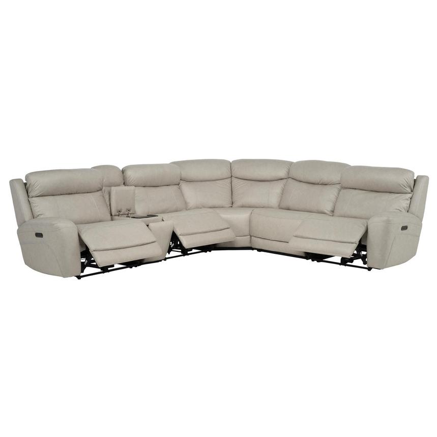 Shale Power Reclining Sectional with 6PCS/3PWR  alternate image, 3 of 17 images.
