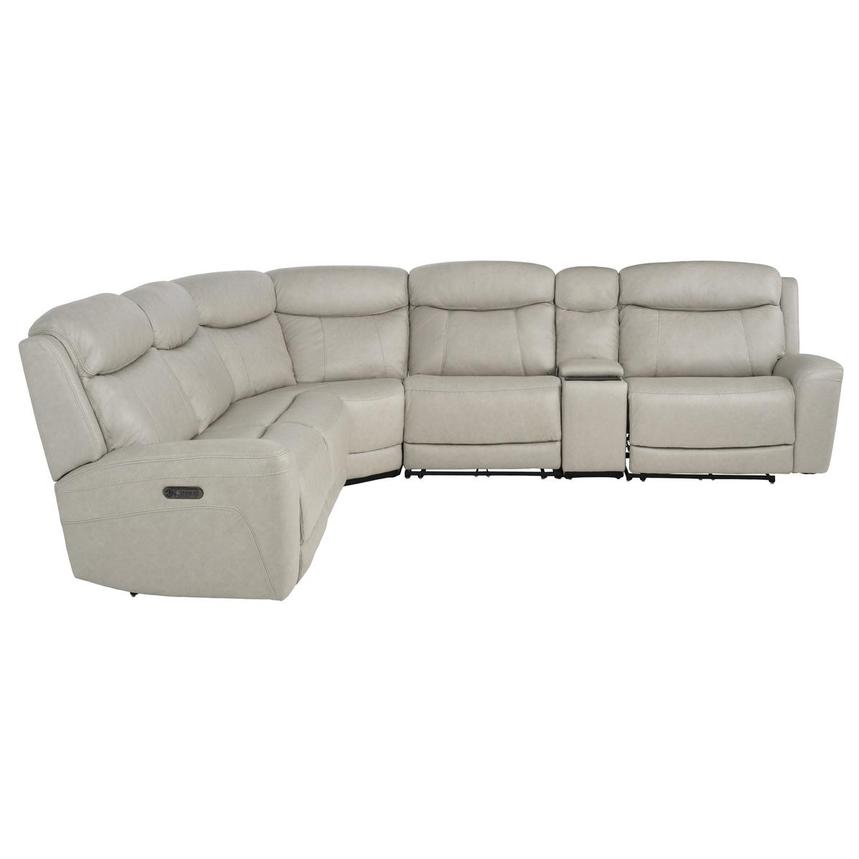 Shale Power Reclining Sectional with 6PCS/3PWR alternate image, 4 of 17 images.
