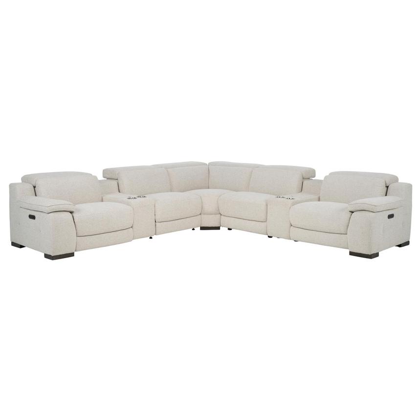 Gian Carlo Power Reclining Sectional with 7PCS/3PWR main image, 1 of 14 images.