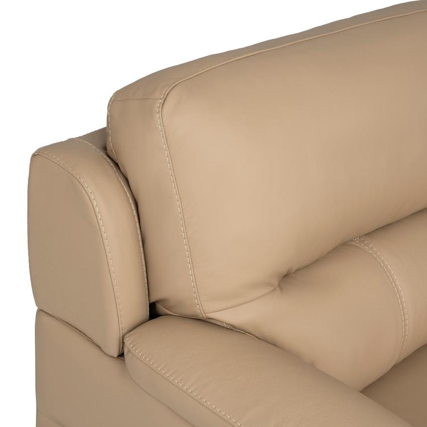 Bali Dark Cream Leather Arm Chair alternate image, 7 of 9 images.