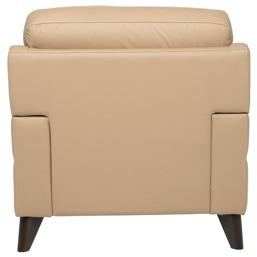 Bali Dark Cream Leather Arm Chair  alternate image, 6 of 9 images.