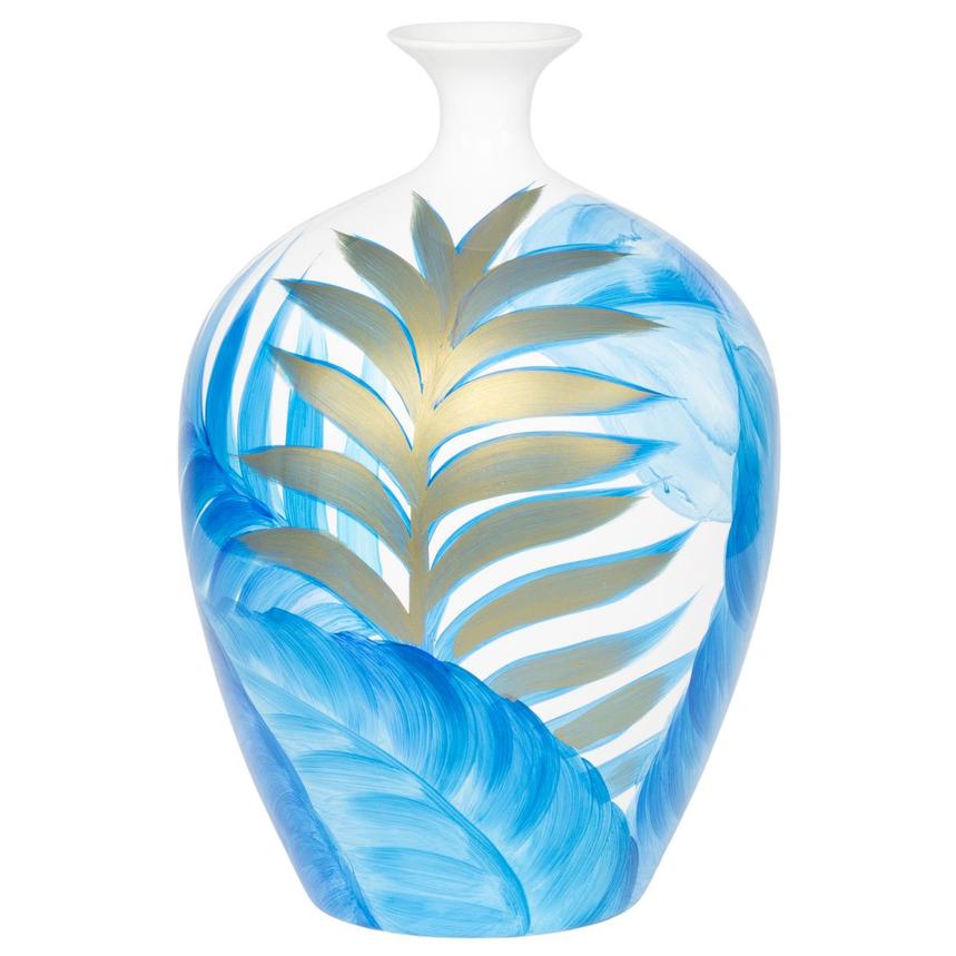 Blue Palms Vase