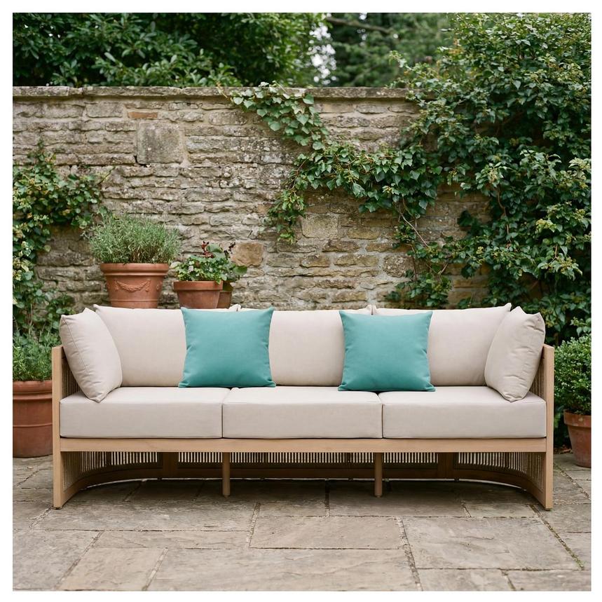 Aqua Outdoor Pillow alternate image, 2 of 4 images.