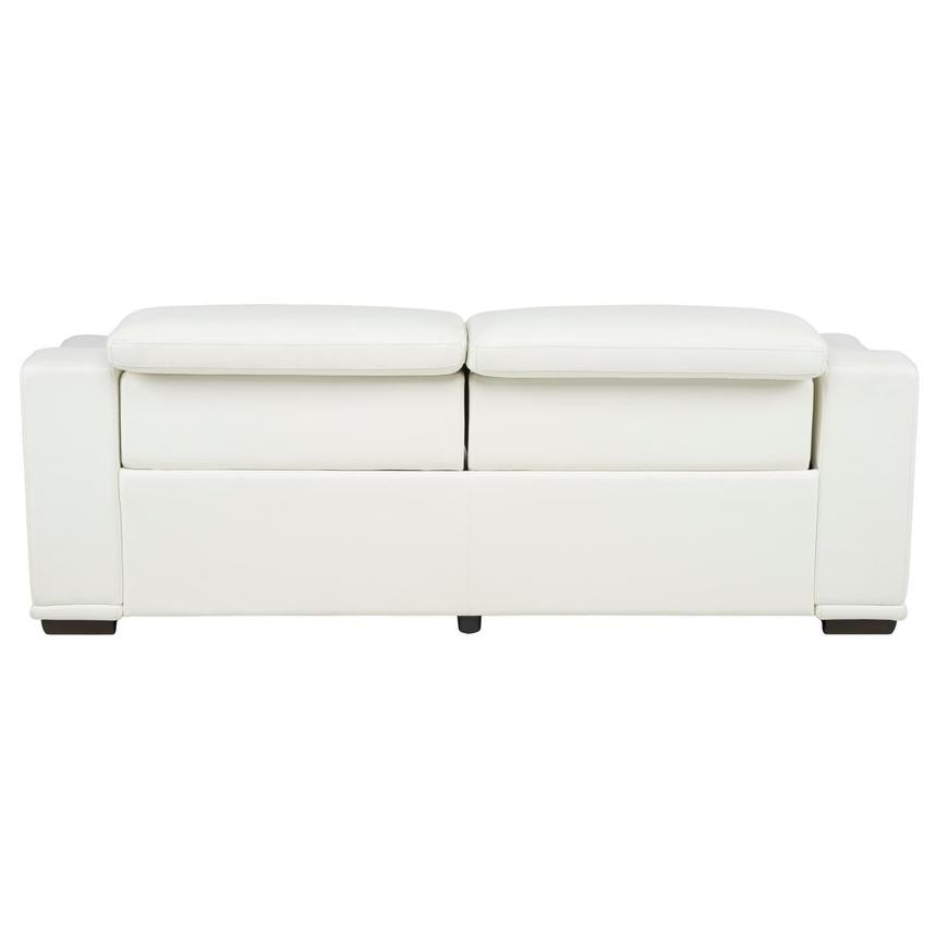 Davis 2.0 White Leather Power Reclining Sofa alternate image, 7 of 12 images.