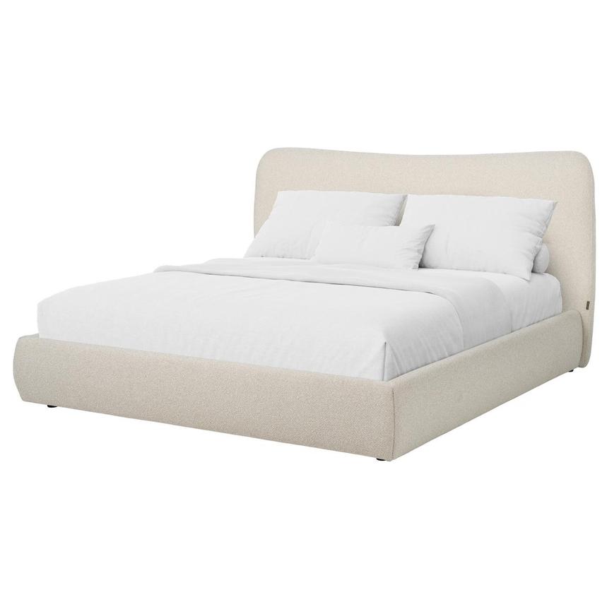 Arianna Cream Queen Platform Bed main image, 1 of 8 images.