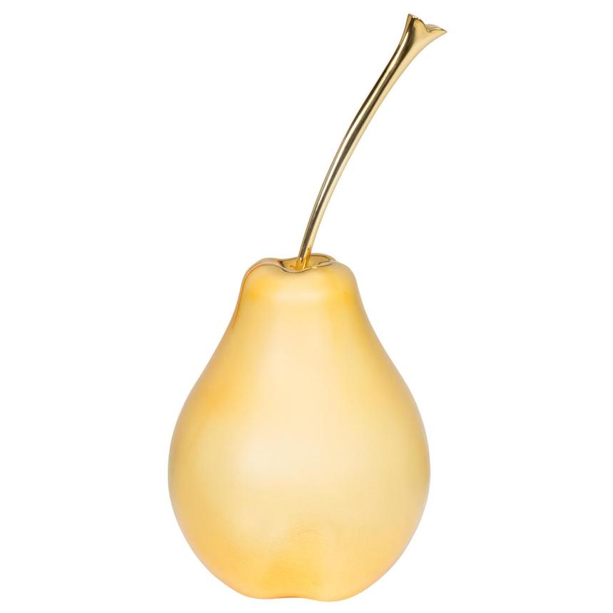 Gold Pear Sculpture  main image, 1 of 6 images.