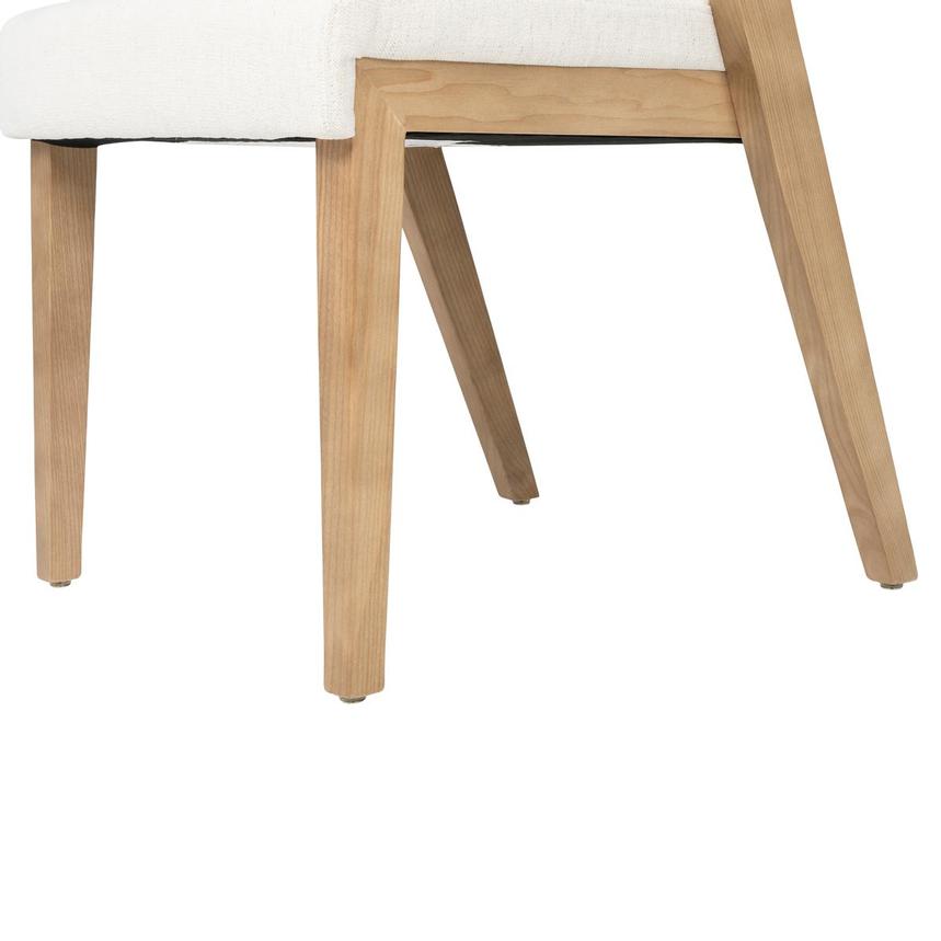 Kayla White Side Chair  alternate image, 8 of 9 images.