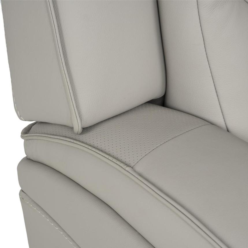 Kylo Light Gray Power Motion Leather Sofa  alternate image, 8 of 13 images.