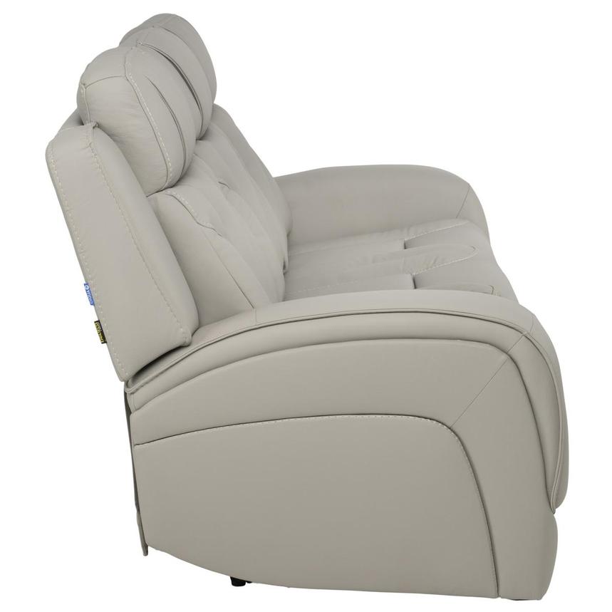 Kylo Light Gray Power Motion Leather Sofa alternate image, 6 of 13 images.