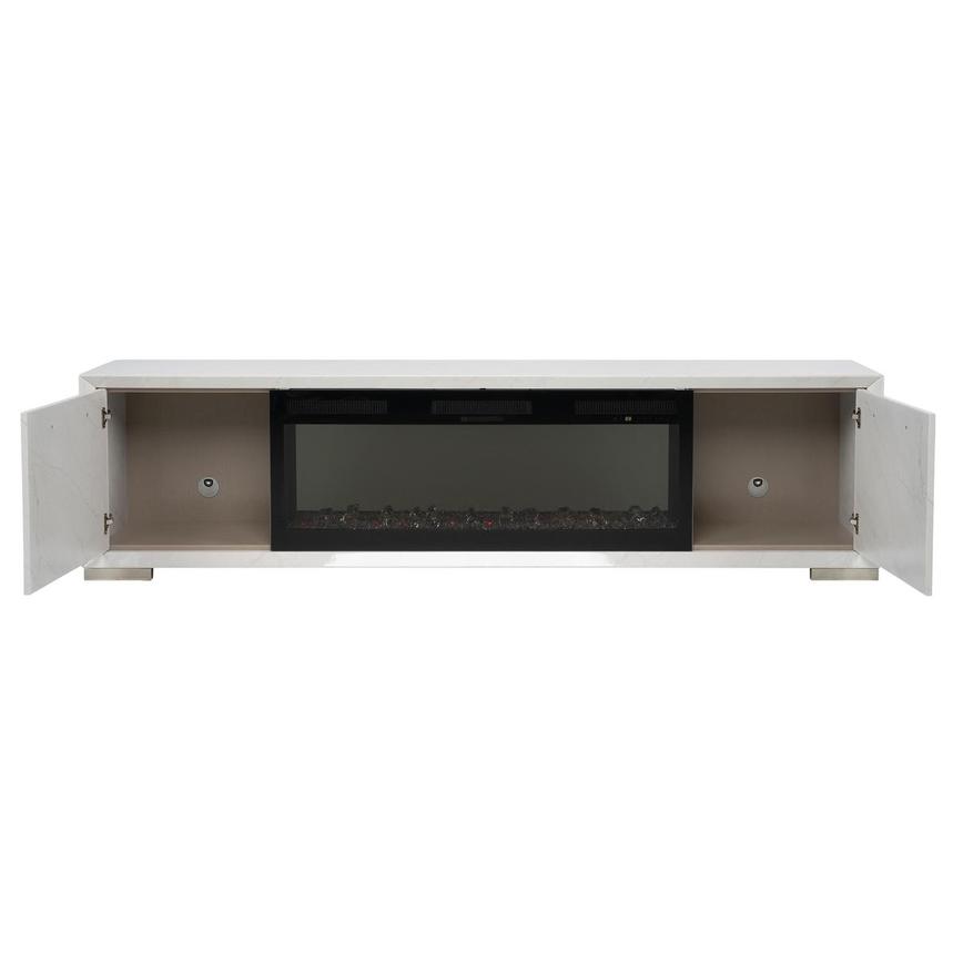 Kaia Gray Electric Fireplace w/Remote Control alternate image, 4 of 10 images.