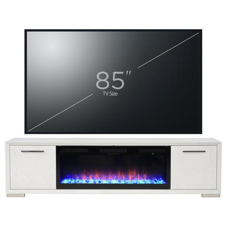 Kaia Gray Electric Fireplace w/Remote Control  main image, 1 of 10 images.