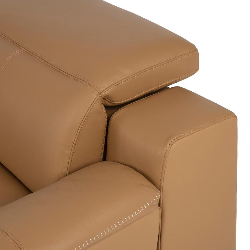 Davis 2.0 Tan Leather Power Reclining Sectional with 5PCS/3PWR  alternate image, 7 of 11 images.
