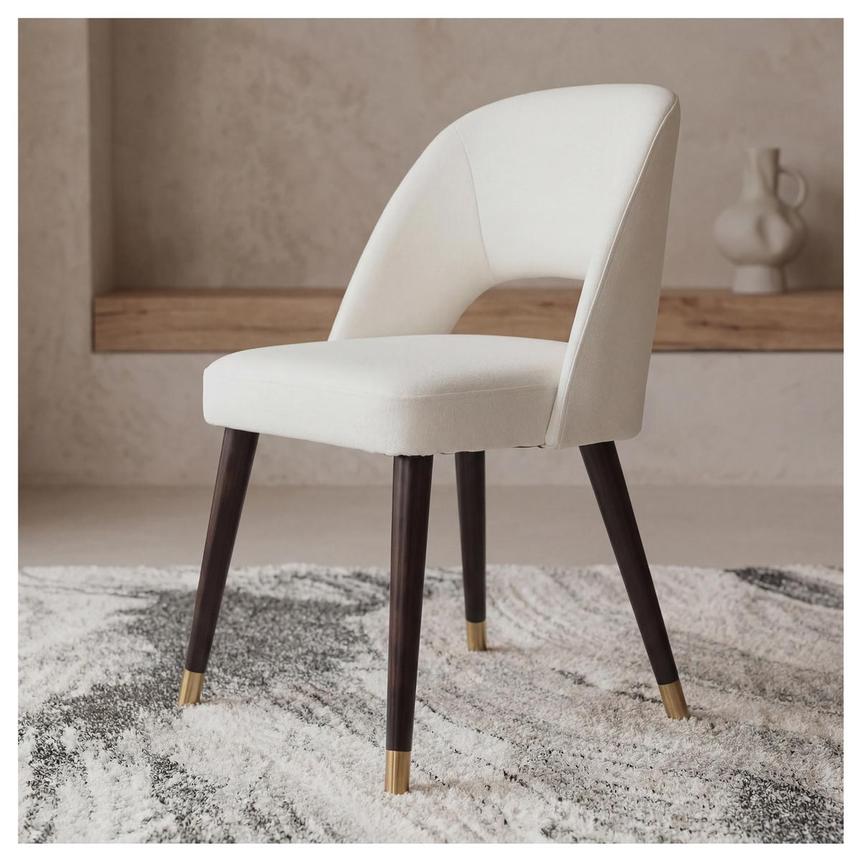 Charm White Side Chair  alternate image, 3 of 12 images.