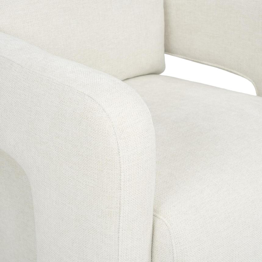 Carmello Light Gray Swivel Chair  alternate image, 6 of 7 images.