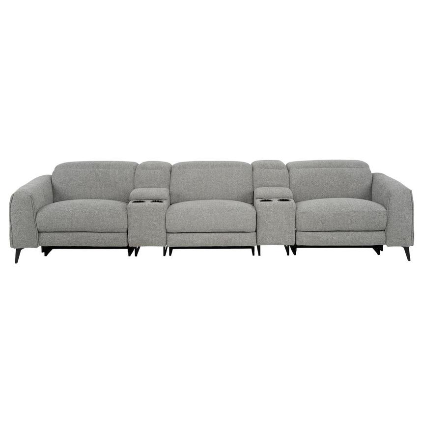 Luke Dark Gray Home Theater Seating with 5PCS/2PWR main image, 1 of 12 images.