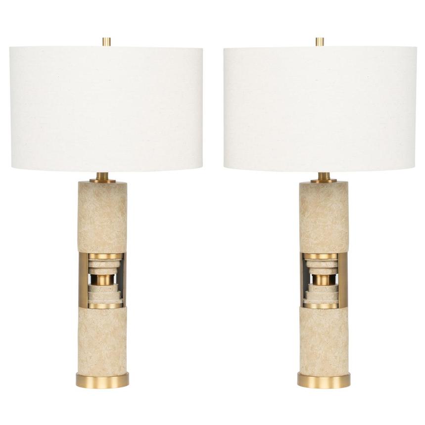 Hourglass Table Lamp Set of 2  main image, 1 of 6 images.