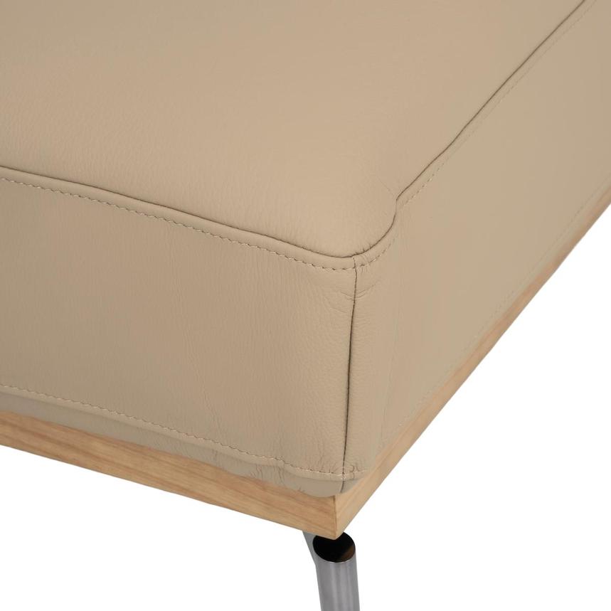 Nate Taupe Leather Corner Sofa w/Left Chaise alternate image, 9 of 12 images.