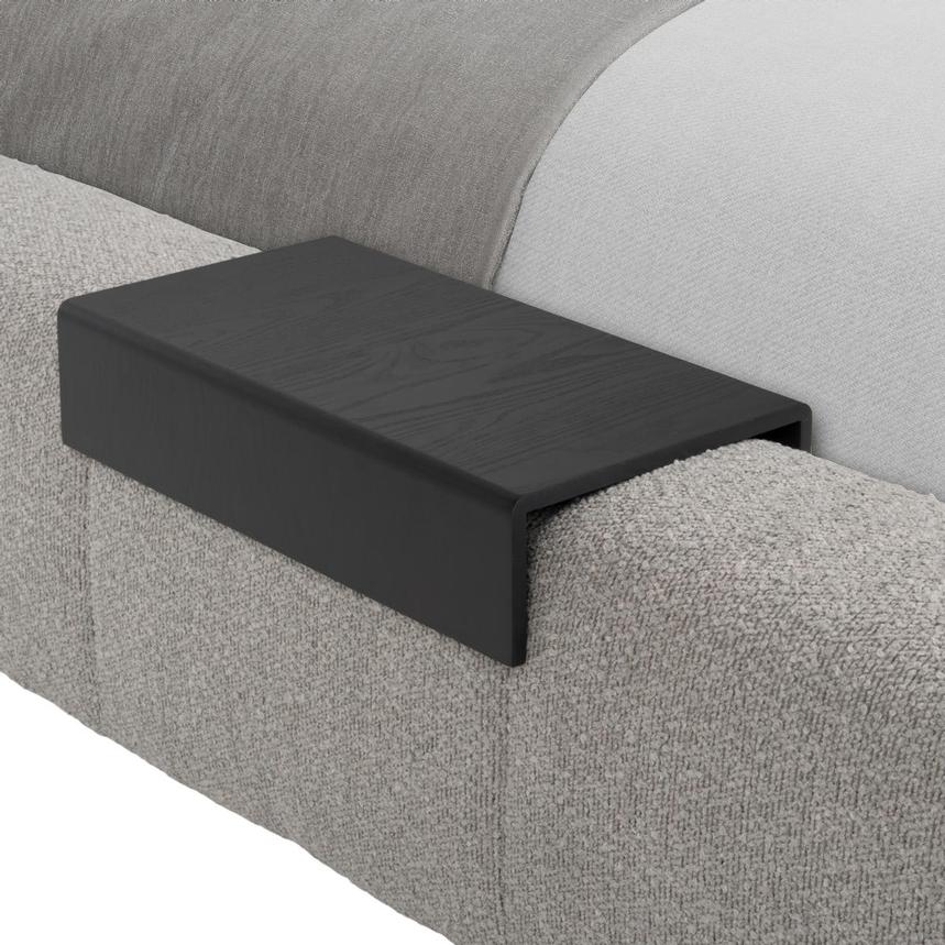 Annie Gray Queen Platform Bed w/Trays alternate image, 6 of 11 images.