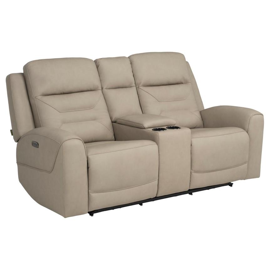 Solstice Leather Power Reclining Loveseat  alternate image, 3 of 13 images.