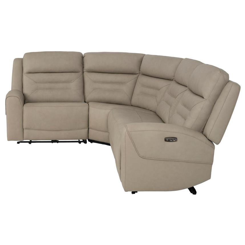 Solstice Leather Power Reclining Sectional with 4PCS/2PWR  alternate image, 3 of 9 images.