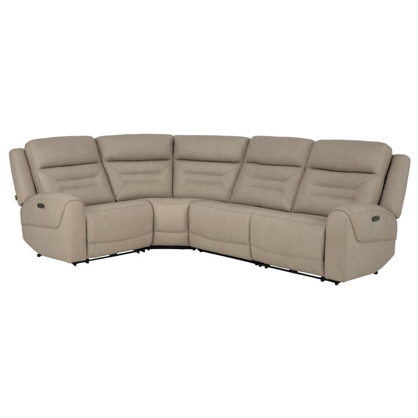 Solstice Leather Power Reclining Sectional with 4PCS/2PWR main image, 1 of 9 images.