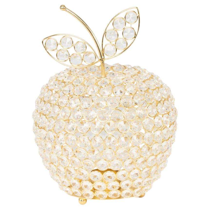Crystal Apple Sculpture