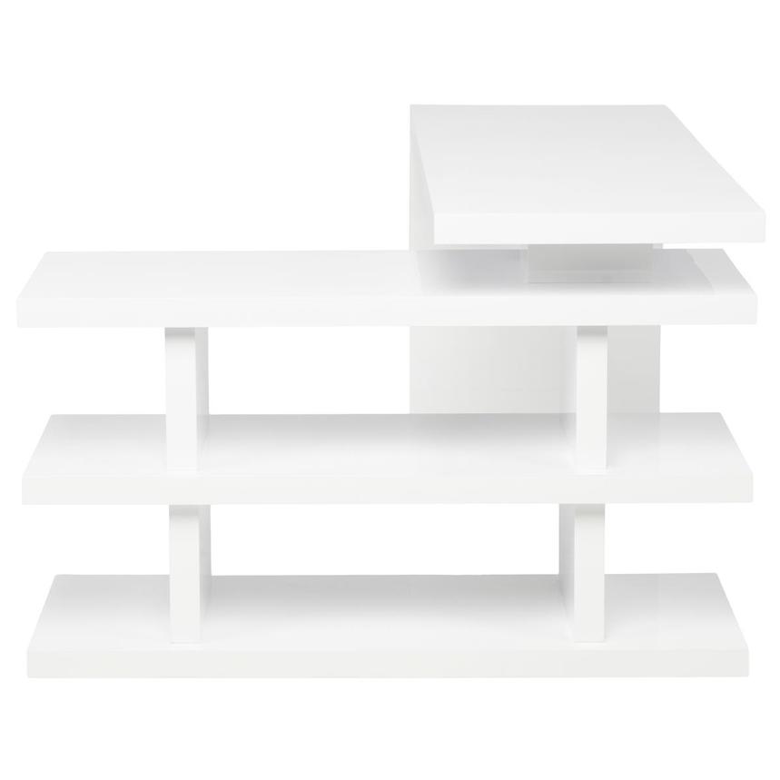 Steps White L-Shaped Desk alternate image, 4 of 10 images.