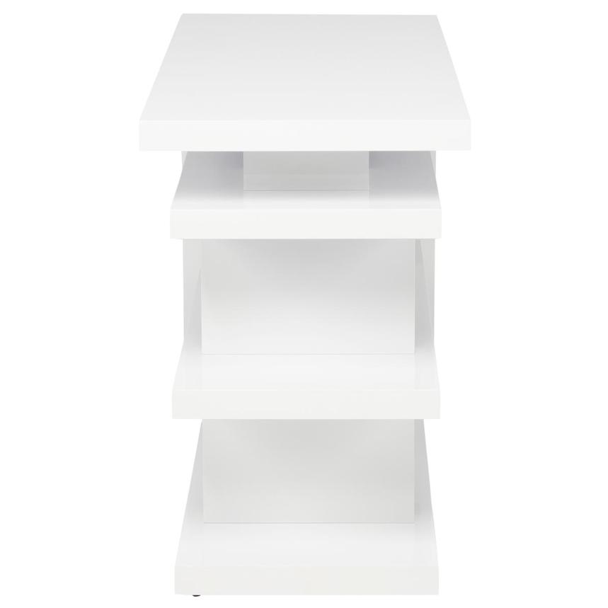 Steps White L-Shaped Desk  alternate image, 7 of 10 images.