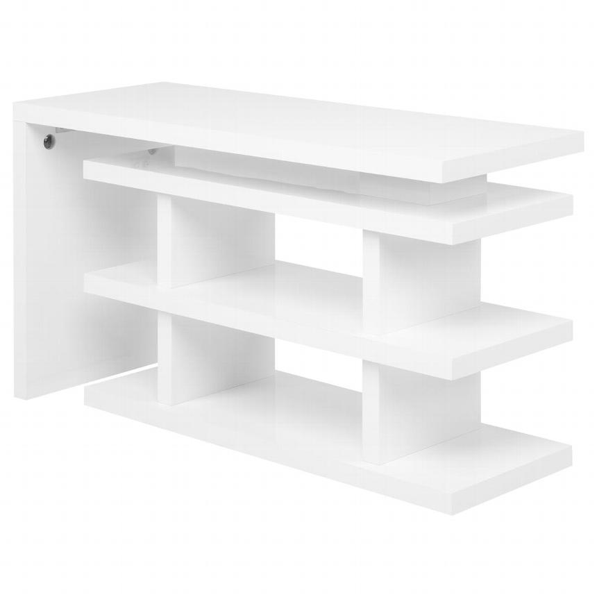Steps White L-Shaped Desk