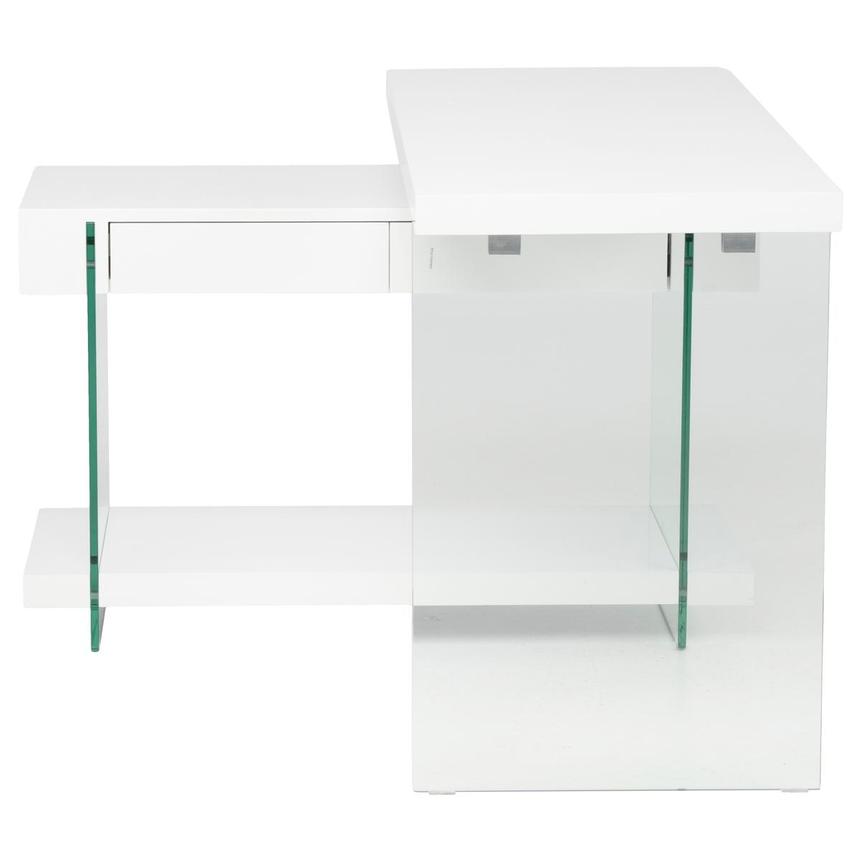 Fold White L-Shaped Desk  alternate image, 7 of 14 images.