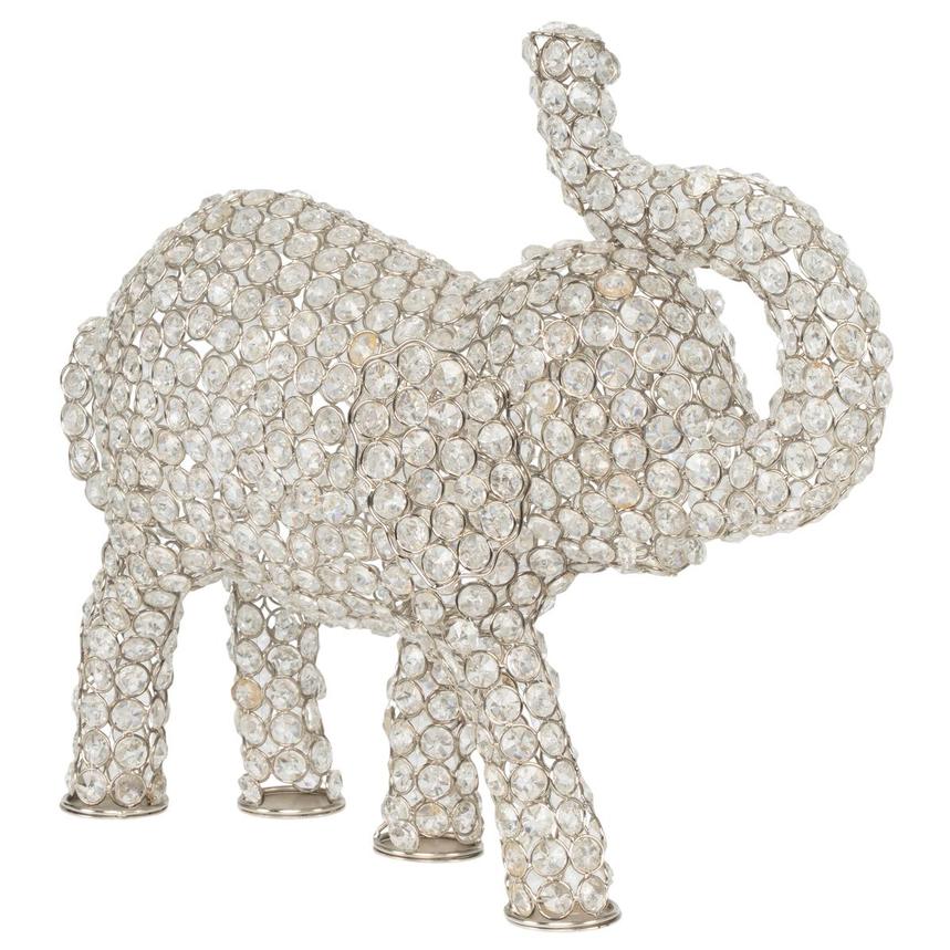 Crystal Elephant Sculpture alternate image, 4 of 7 images.