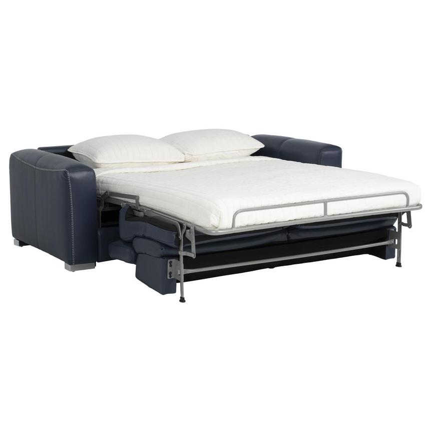 Bay Harbor Blue Leather Sleeper  alternate image, 6 of 13 images.