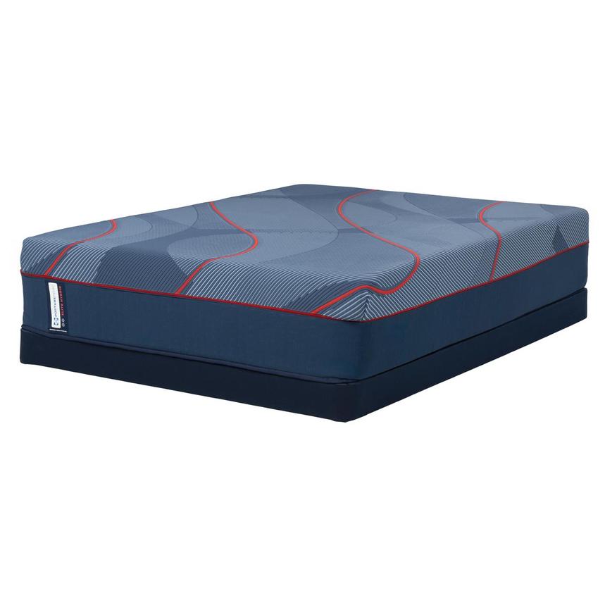 Elite High Point Hybrid Firm Full Mattress w/Low Foundation by Sealy Posturepedic
