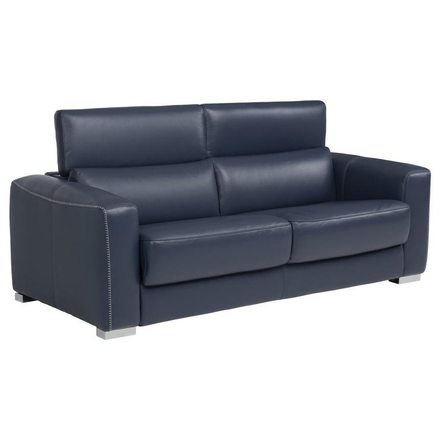 Bay Harbor Blue Leather Sleeper alternate image, 4 of 13 images.