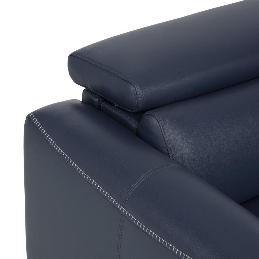 Bay Harbor Blue Leather Sleeper alternate image, 9 of 13 images.