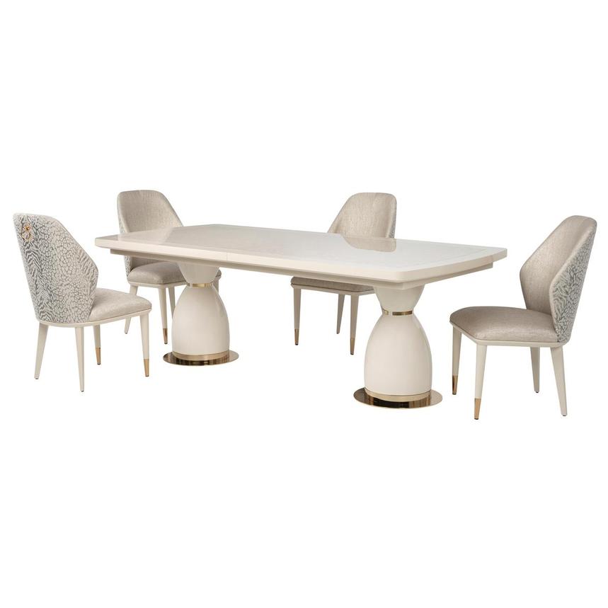 Lainey Cream 5-Piece Dining Set main image, 1 of 4 images.