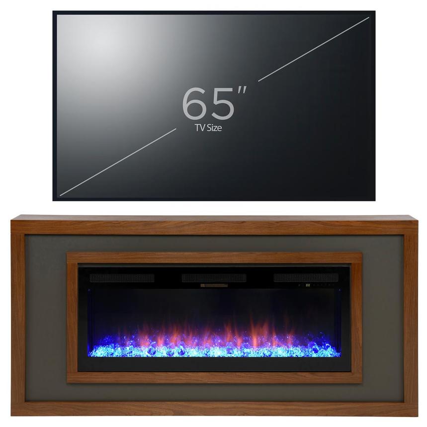 Nova Flare Electric Fireplace w/Remote Control  main image, 1 of 10 images.