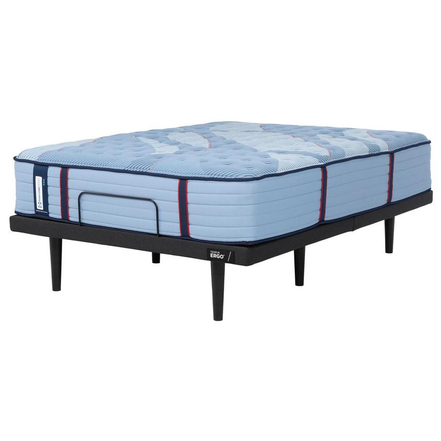 Pro Reno Medium Queen Mattress w/Ergo® 3.0 Powered Base by Tempur-Pedic