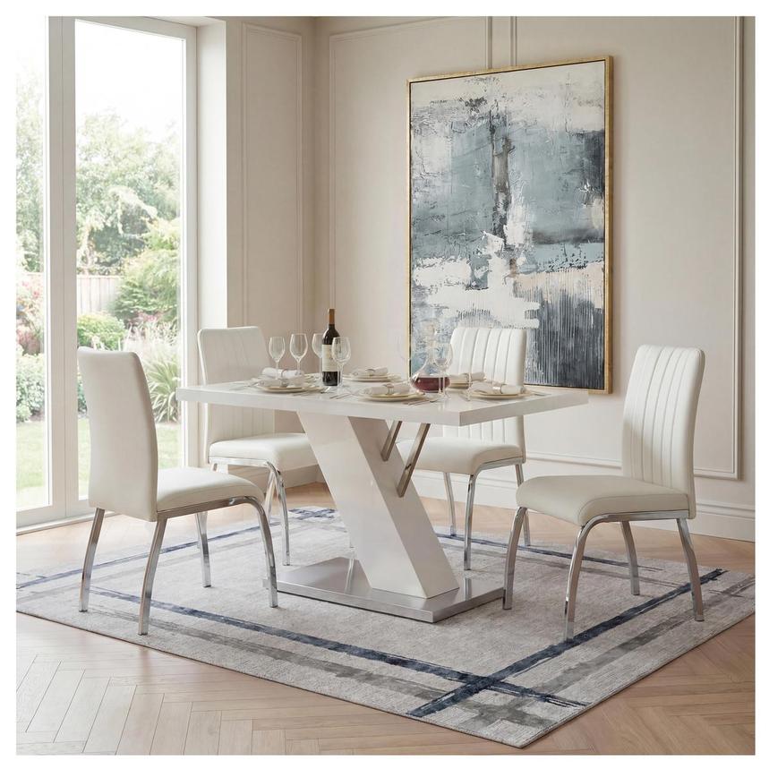Cici Rectangular Dining Table  alternate image, 2 of 7 images.