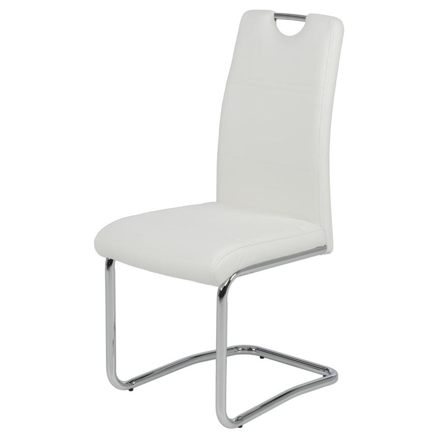 Leia White Side Chair