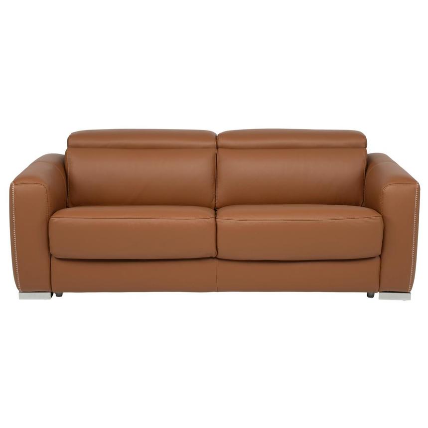 Bay Harbor Tan Leather Sleeper