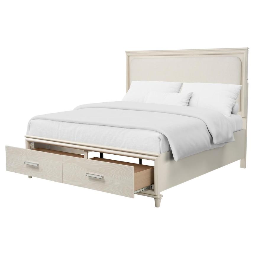 Magnolia King Storage Bed w/Light alternate image, 4 of 12 images.