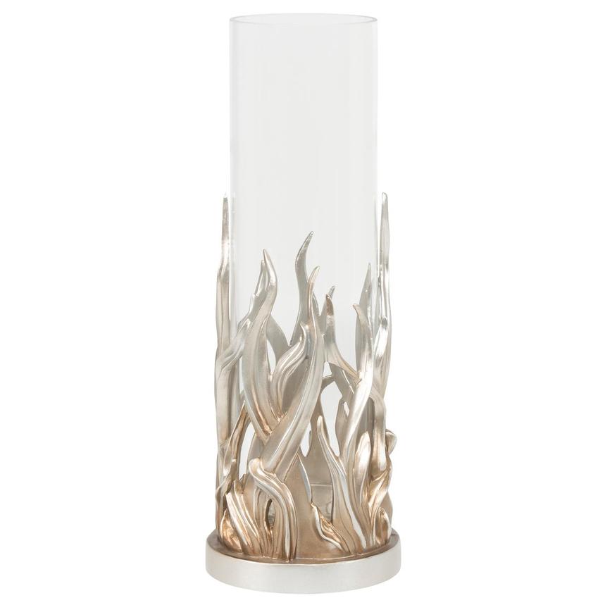 Silver Flames Vase
