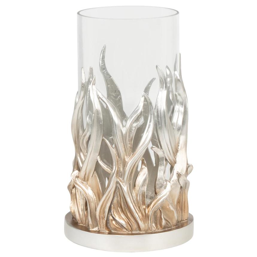 Silver Flames Vase