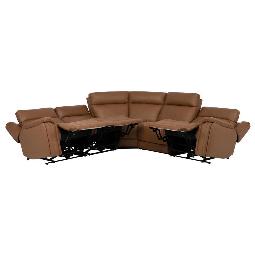 Venus Leather Power Reclining Sectional with 5PCS/3PWR  alternate image, 4 of 10 images.