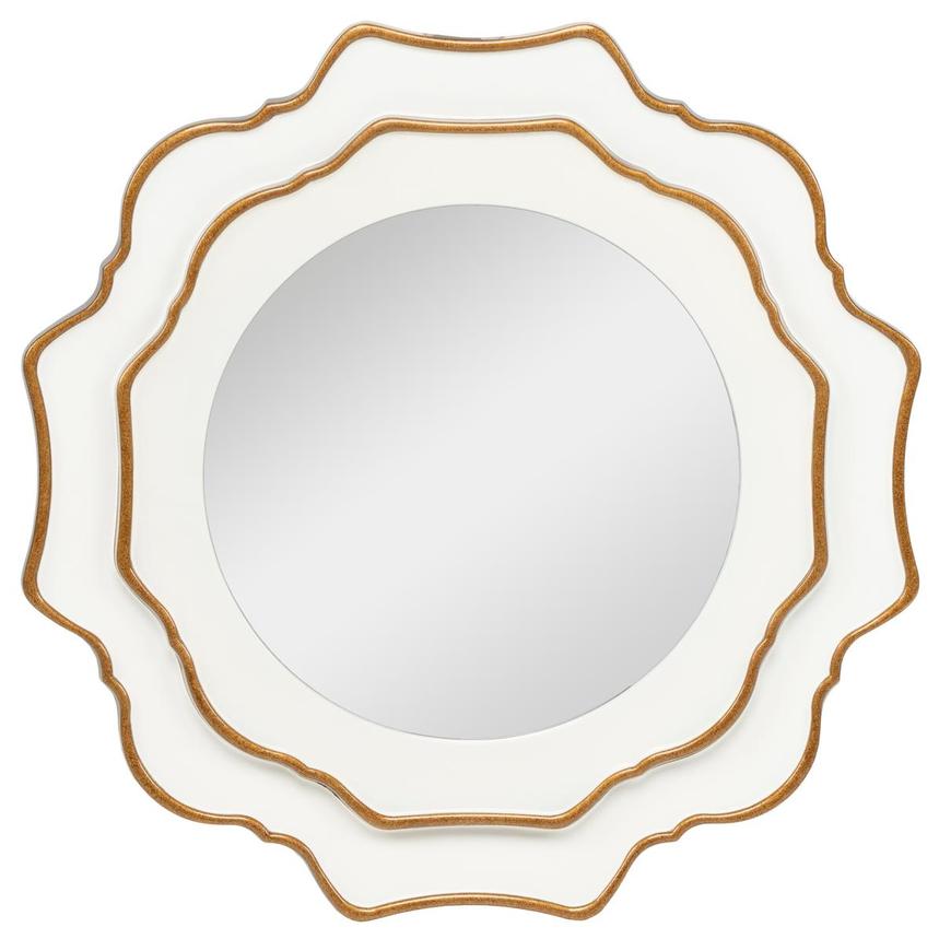 Mayan White Wall Mirror